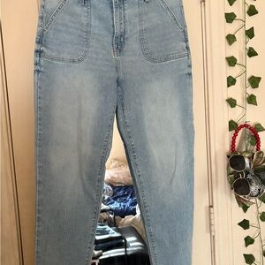 SO High Rise Blue Jeans Classic Style